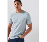BOSS Tales Tonal Logo Relaxed Fit T-Shirt, Grey, Size Xl, Men Grey