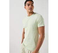 BOSS Tales Tonal Logo Relaxed Fit T-Shirt, Light Green, Size S, Men Light Green