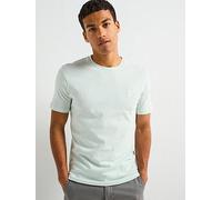 BOSS Mens Regular Fit Tales T-Shirt Short Sleeve Lifestyle Open Blue S