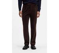 BOSS Tapered-fit corduroy trousers in Italian fabric - Style C-Perino-PL-WG-264, 50572054 Dark Brown 34R