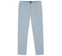 BOSS Tapered-fit Hose Aus Baumwoll-Satin Mit Elasthan-anteil