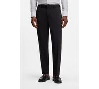 BOSS Tapered-fit trousers in cotton-blend jersey - Style P-Perin-CW-J-263, 50567569 Black 40R
