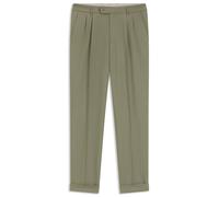 BOSS Tapered-fit trousers in micro-patterned virgin wool - Style C-Perin-DPL-TU-253, 50545822 Green 40R