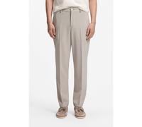 BOSS Tapered-fit trousers in micro-patterned virgin wool - Style P-Perin-IDS-263F, 50564687 Light Beige 32R