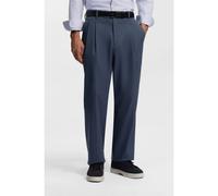 BOSS Tapered-fit trousers in stretch-cotton twill - Style C-Pat-DPL-261F, 50564707 Blue 40R