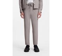 BOSS Tapered-fit trousers in waffle-structured stretch fabric - Style TR_Basin Waffle, 50551956 Grey 38R