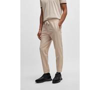 BOSS Tapered-fit trousers in water-repellent stretch fabric - Style T_Flex, 50534313 Beige 32R