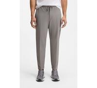 BOSS Tapered-fit trousers in water-repellent stretch fabric - Style T_Flex, 50534313 Dark Grey 40R