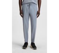 BOSS Tapered-fit trousers in water-repellent stretch fabric - Style T_Flex, 50534313 Grey 28R