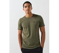 BOSS Taul Regular Fit Stretch Pique T-Shirt, Green, Size 3Xl, Men Green