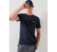BOSS Taul Regular Fit Stretch Pique T-Shirt, Navy, Size 3Xl, Men Navy