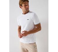 BOSS Taul Regular Fit Stretch Pique T-Shirt - White, White, Size Xl, Men White