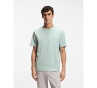 BOSS Mens TChup Logo-Print T-Shirt in Stretch Cotton