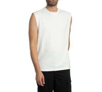 BOSS Relaxed Fit Logo Vest, Off White, Size L, Men Off White