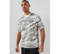 BOSS Te_Wild Nature Camo T-Shirt, Light Green, Size Xl, Men Light Green