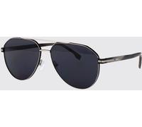 Boss Teardrop Aviator Metal Sunglasses with Double Bridge - Size: 60 - male