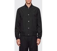 Boss Technical Fabric Varsity Bomber Jacket with Button Closure - Size: 54 - male