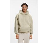 BOSS Teddy-fleece hoodie with embroidered logo - Style SW_Teddy Sly, 50569779 Light Beige XL