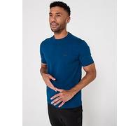 BOSS Regular-fit T-shirt in stretch cotton with contrast logo - Style Tee, 50506373 Dark Blue L