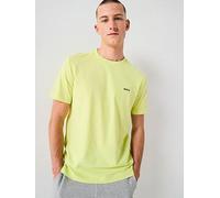 BOSS Mens T-Shirt Short Sleeve Cotton Lime 337 M