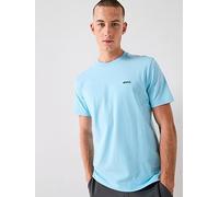 BOSS Regular-fit T-shirt in stretch cotton with contrast logo - Style Tee, 50506373 Light Blue 4XL