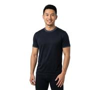 BOSS Mercerised-cotton slim-fit T-shirt with contrast tipping - Style H-Tessler 238, 50559667 Dark Blue XXL