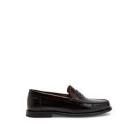 Boss Tevan Leather Loafers - Red - 9 (IT43 / UK9)