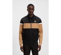 BOSS The Open jersey jacket with colour-blocking - Style SOFTSHEL THE OPEN25, 50548932 Black / Beige S