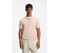 BOSS Thermoregulating knit polo - Style KN_Momentum-Lite PS, 50558353 Light Orange XXXL
