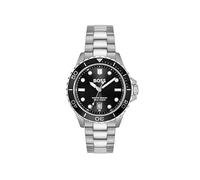 BOSS Three Hand Quartz Movement Watch for Men TROPER Sport Collection with Silver Stainless Steel Bracelet - 1514295