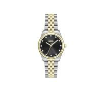 BOSS Three Hand Quartz Movement Watch for Women Graceful Precious Collection with Two-Tone Stainless Steel Bracelet - 1502811