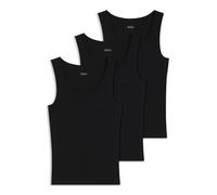 BOSS Three-pack cotton vests - Style TankTop3P RibClassic, 50542132 Black S