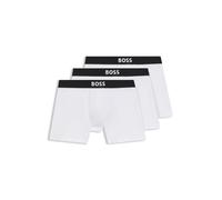 BOSS Three-pack of boxer briefs in stretch cotton - Style BoxerBr 3P BOSS ONE, 50544272 White 4XL