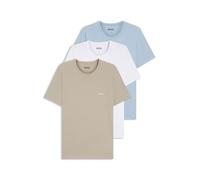 BOSS Classic Logo Short Sleeve T-Shirt Beige White Blue (3 units) - S