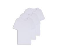 BOSS Three-pack of logo-embroidered T-shirts in cotton - Style TShirt RN 3P Classic, 50475284 White XS