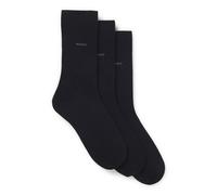 BOSS Three-pack of regular-length socks in stretch fabric - Style 3P RS Uni CC, 50469839 Dark Blue 3-4.5