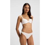 BOSS Three-pack of stretch-cotton briefs with logo waistbands - Style 3P BRIEF, 50510016 Light Beige XL