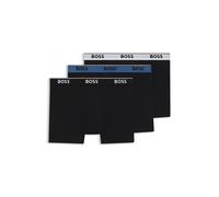BOSS Three-pack of stretch-cotton logo-waistband boxer briefs - Style BoxerBr 3P Power, 50554694 Black XL