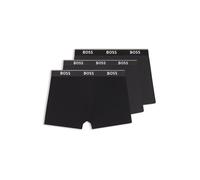 BOSS Three-pack of stretch-cotton logo-waistband boxer briefs - Style BoxerBr 3P Power, 50554694 Patterned M