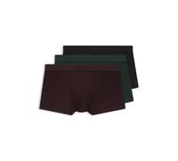 BOSS Three-pack of stretch-cotton trunks with logo waistbands - Style Trunk 3P BOSS ONE, 50544263 Black / Green / Blue S