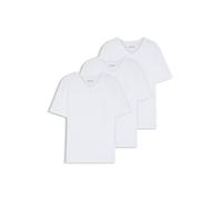BOSS Three-pack of V-neck underwear T-shirts in cotton - Style TShirtVN 3P Classic, 50475285 White L