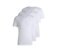 BOSS Three-pack of V-neck underwear T-shirts in cotton - Style TShirtVN 3P Classic, 50475285 White XXL