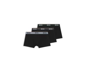 BOSS Three-pack stretch-cotton trunks - Style Trunk 3P Power, 50554693 Black XXL