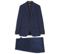 BOSS Three-piece slim-fit suit in virgin wool - Style H-Houston-3Pcs-262, 50561836 Dark Blue 42R