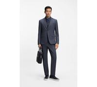 BOSS Three-piece slim-fit suit with zip-up waistcoat - Style P-Huge-3Pcs-WG-261, 50557219 Blue 40R