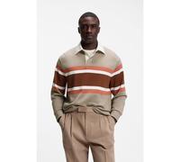 BOSS Timeless polo shirt in breathable cotton - Style C-Saarinen 18, 50569739 Light Brown M