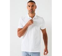BOSS for man. 50507583 Polo Pio white (L), Casual, Cotton, Classic, Short sleeve