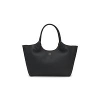 BOSS Tote bag in grained leather with logo lettering - Style Lenah Tote, 50547732 Black pcs.