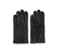 BOSS Touchscreen-friendly gloves in leather with metallic logo lettering - Style Hainz-ME, 50526681 Black 9.5