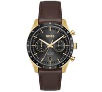 BOSS Tourmaster 1514285 - Man - 41 mm - Analogue - Quartz - Mineral Glass Green 20 mm